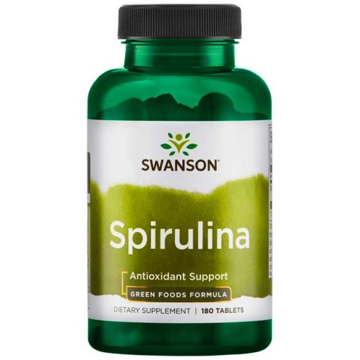 SWANSON SPIRULINA algi oczyszczenie detox 180tab