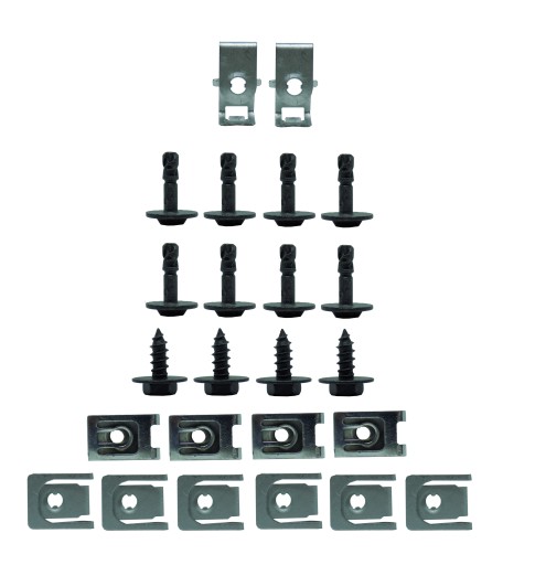 Zestaw spinek osłony silnika BMW 3 E46 98-06