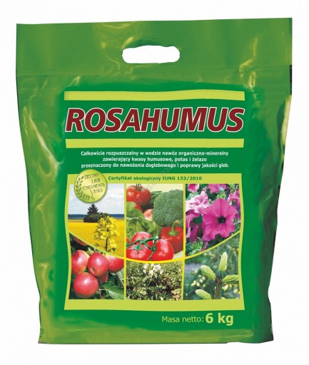 ROSAHUMUS 6 kg =180 ton OBORNIK nawóz EKOLOGICZNY