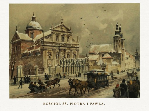 KRAKÓW Kościół Piotra i Pawła KOSSAK 1896