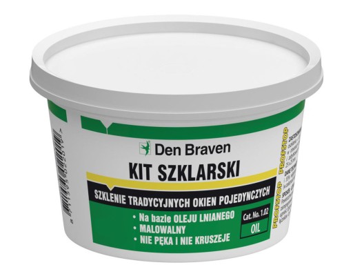 DEN BRAVEN KIT SZKLARSKI DO OKIEN NATURALNY 1kg