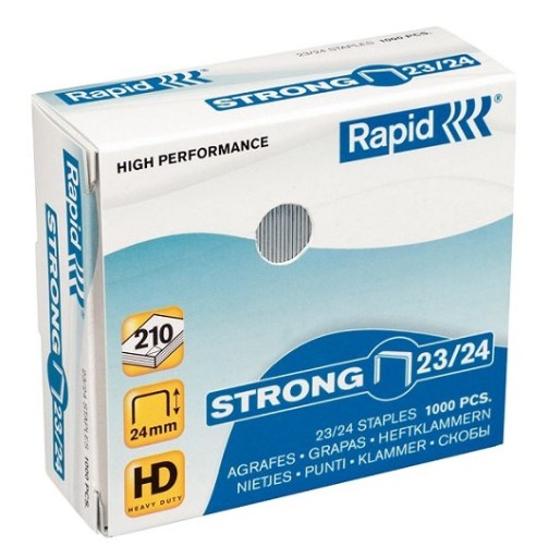 Zszywki Rapid Strong BARDZO MOCNE 23/24 1000 szt