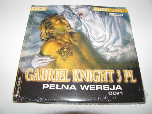 GABRIEL KNIGHT 3 !!! NOWA !!! 3 CD !!!