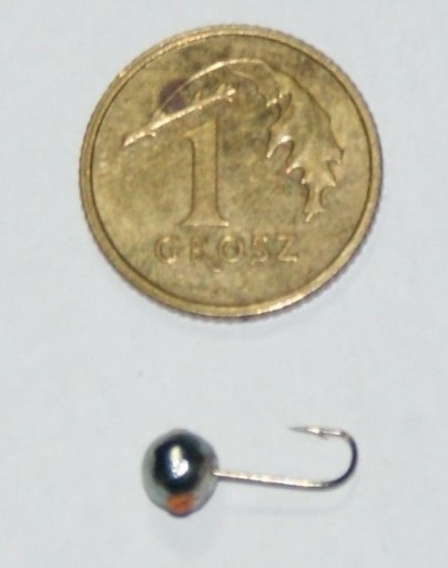 mormyszka wolframowa kulka 0,2g śr.2mm dł.7mm