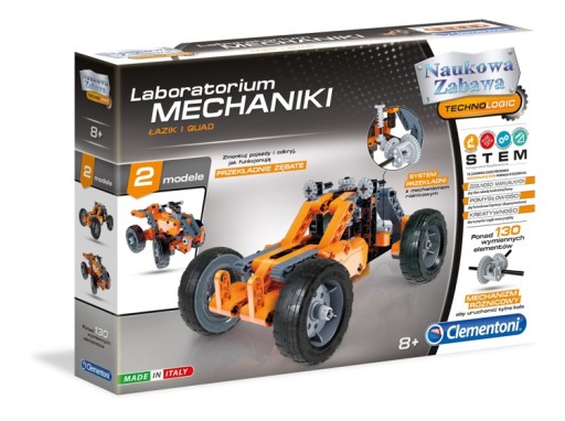 Laboratorium Mechaniki ŁAZIK QUAD 60954 Clementoni