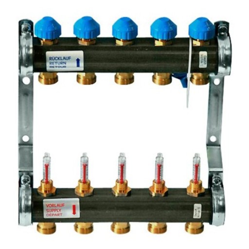 Rozdzielacz ogrzewania podłogowego 10 obw WATTS 1“