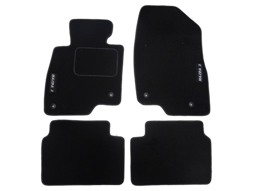 MAZDA 3 2013-..... DYWANIKI WELUROWE 8mm