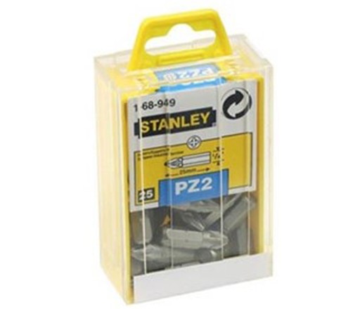 STANLEY BITY DO WKRĘTARKI PZ2 1/4'' 25mm 5 SZTUK