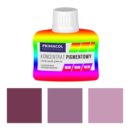 Koncentrat Pigment do Farb i Tynków 80ml burgund