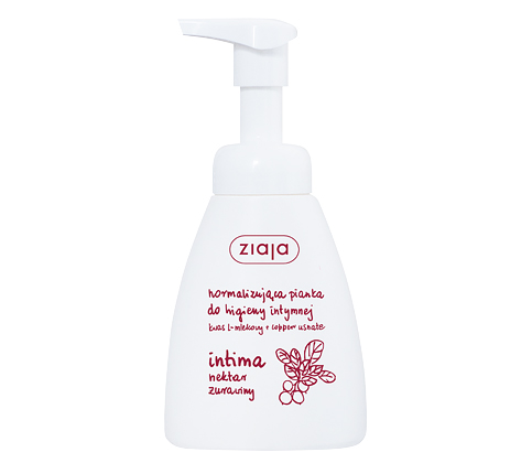 Ziaja intima pianka nektar żurawiny 250ml