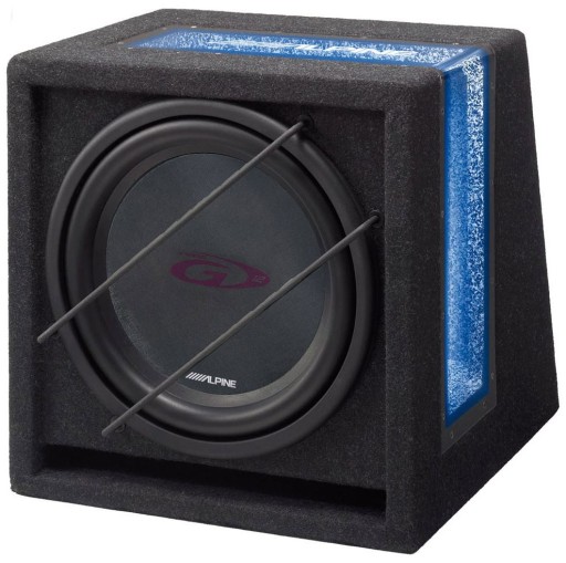 ALPINE SBG-844BR SUBWOOFER 20cm SKRZYNIA