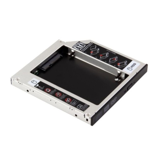 KIESZEŃ NA DRUGI DYSK SATA 9,5MM SSD HDD ZAŚLEPKA