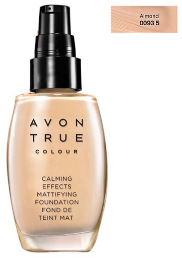 avon PODKŁAD matująco-antystresowy ALMOND 00935