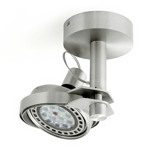 Lampa sufitowa aluminiowa spot GU10 ES111 ROBO3 1p