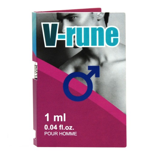 Piękne męskie perfumy, próbka V rune.