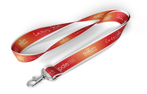 300szt Smycze reklamowe jednostronne 25mm PROJEKT