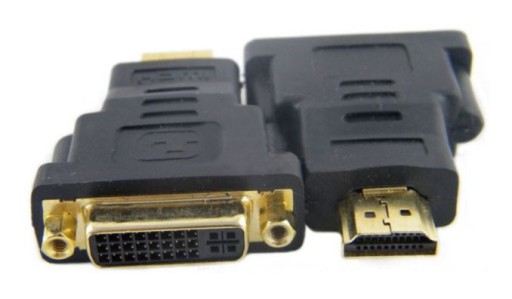 Adapter przejściówka HDMI - DVI 24 + 5 M/F