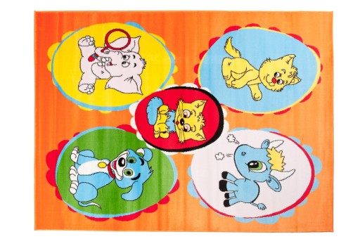 DYWAN FUN KIDS 200x290 DZIECI Kotek Piesek 660o