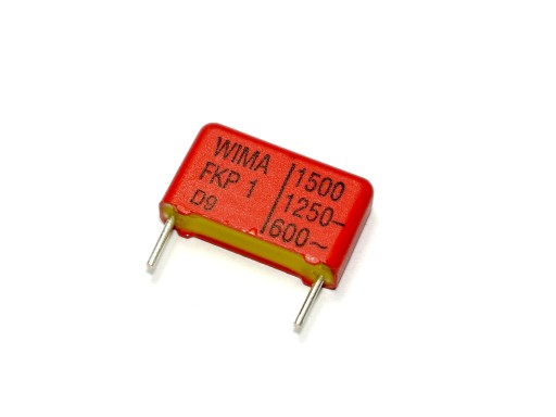 1,5nF 1250Vdc 600Vac 5% 15mm kondensator WIMA FKP1 1szt.