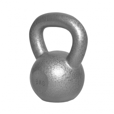 Kettlebell żeliwny 8 kg hantel kula Gorilla Sports