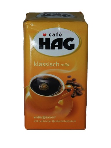 KAWA HAG bez kofeiny clasico mild mielona 500g