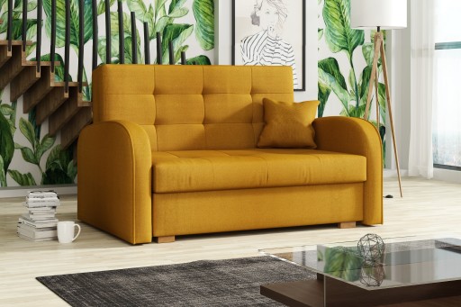 VIVA GOLD II sofa amerykanka dwójka pojemnik łóżko