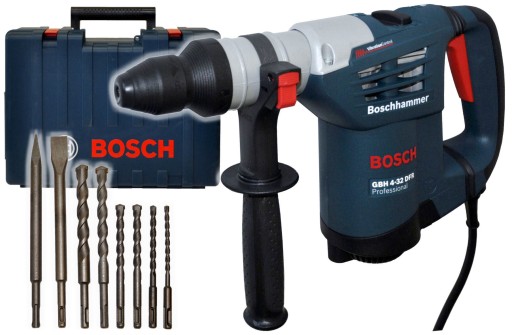 MŁOT GBH 4-32 DFR BOSCH + 6 WIERTEŁ 2 DŁUTA