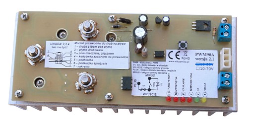 Regulator PWM 90A 10-70V FILM HHO ON/OFF ELKOSMITO