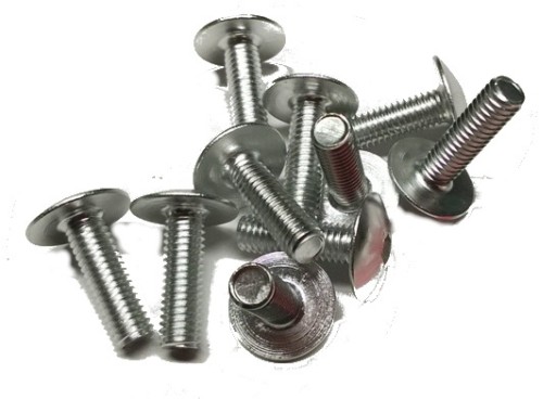 Винти, болты, винты обтекатели motocyklowe m6x1 серый 20mm 10szt1 - фото