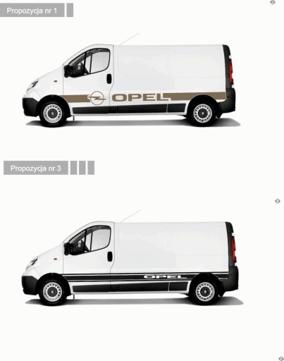 Opel vivaro наклейки наклейка1 - фото