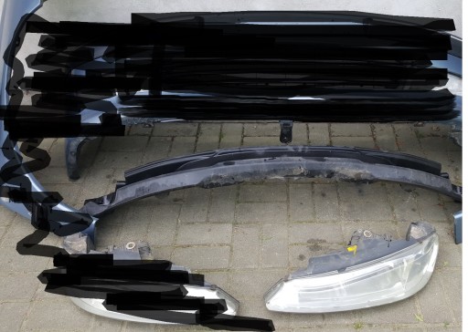 Peugeot 406 рестайлинг фара перед левая балка бампера1 - фото