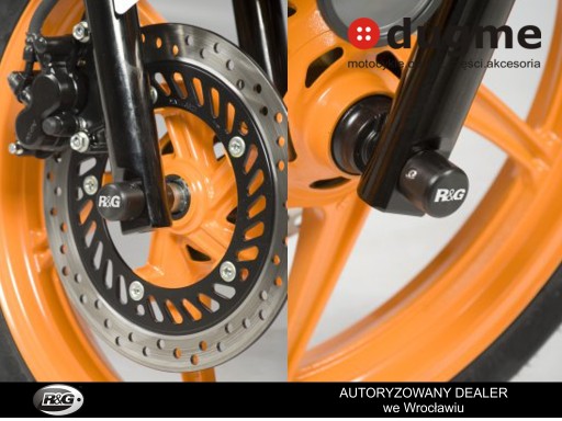 Crash fork protector honda cbr125r '11-'12 r&g1 - фото