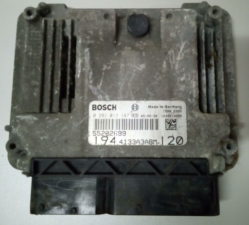 Компьютер блок двигателя fiat croma 2 02810121471 - фото