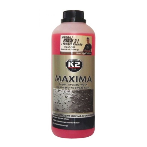 K2 maxima 1l wosk hydrowosk - osusza nablyszcza1 - фото