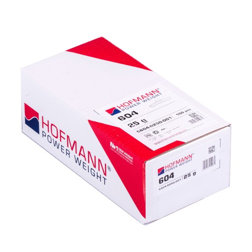 Грузы массой 25 г прикреплены к оригинальным алюминиевым дискам HOFMANN.