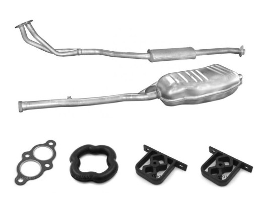 03.130+03.21 - BMW E36 318i (1990-2000) система выпуска ОГ в сборе