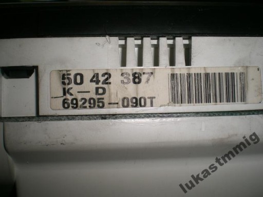 dials dials SAAB 93 9-3 2.2TID 2002 69295-090T