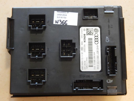 VW TOUAREG 7P module control unit BORDNETZ 4H0907063