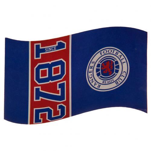 Vlajka FC Rangers 152 x 91 cm