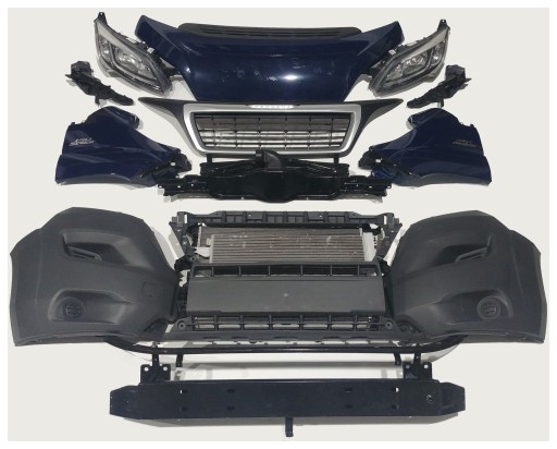 ПЕРЕДНИЙ КОМПЛЕКТ ТЕМНО-СИНІЙ PEUGEOT BOXER LIGHT 2014-