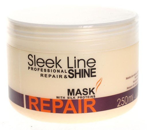 Stapiz Sleek Line maska do włosów z jedwabiem 250m