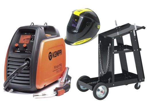 Комплект MIG сварочный аппарат Kemppi MinarcMig Evo 170 тележка
