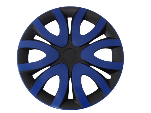 КОЛПАКИ 16 ЧЕРНЫЙ СИНИЙ OPEL VW RENAULT ALFA