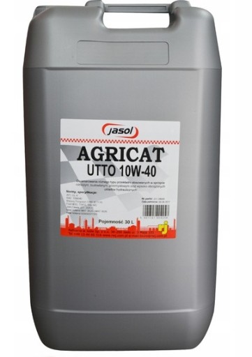 JASOL AGRICAT UTTO 10W40 30л многофункциональное масло