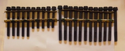 SRU0007 - Болти головки блоку циліндрів. Jeep Cherokee II 3.1 TD 99-05r