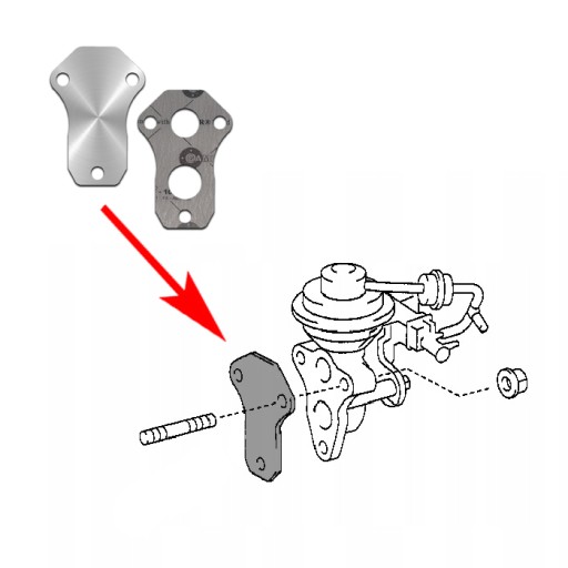 522N Zaślepka Egr Toyota Avensis T25 2.0 D-4D 116K Za 32 Zł Z Jarosław - Allegro.pl - (7192225211)