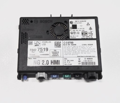 Module HMI 2.0 23427519 OPEL INSIGNIA LIFT
