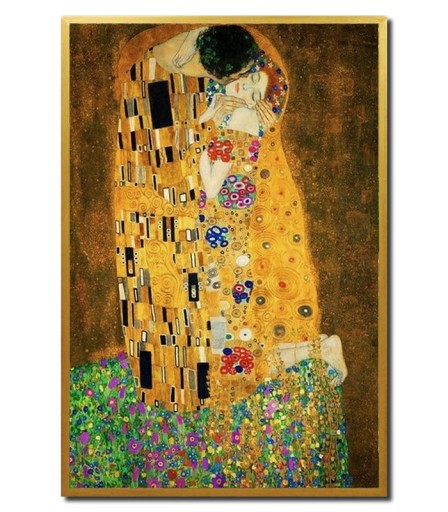 Obraz Gustav Klimt Pocalunek Reprodukcja W Ramie 7355350927 Allegro Pl