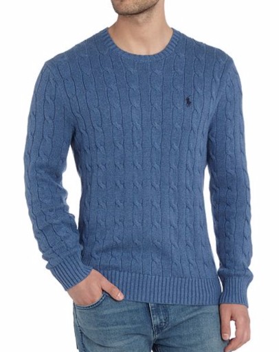 RALPH-LAUREN-USA-SWETER-WARKOCZE-z-BAWEL