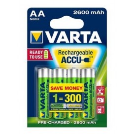 4 x batéria VARTA AA R6 2600 mAh batéria
